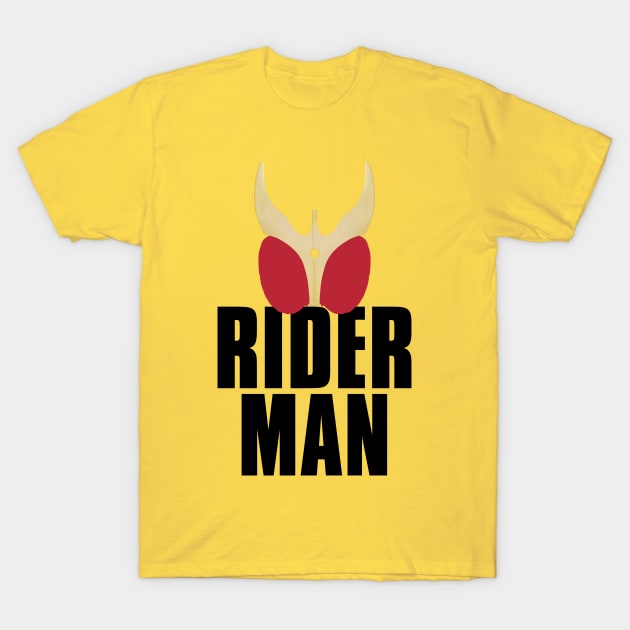 Kuuga Rider Man T-Shirt by Punch Black